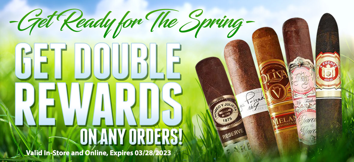 Earn Double Rewards during our Spring Promotion!